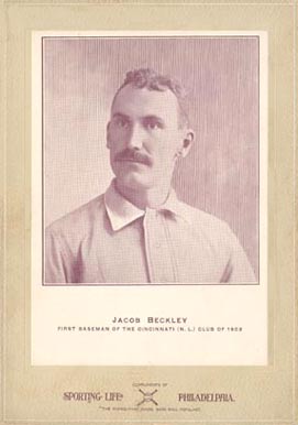 1902 Sporting Life Cabinets Jacob Beckley #41 Baseball Card