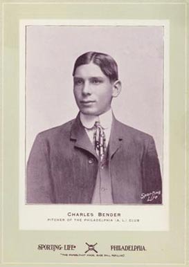 1902 Sporting Life Cabinets Charles Bender #46 Baseball Card