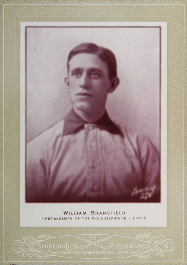 1902 Sporting Life Cabinets William Bransfield #63 Baseball Card