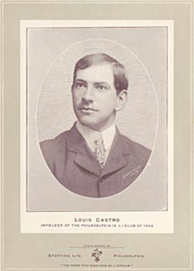 1902 Sporting Life Cabinets Luis Castro #94 Baseball Card