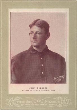 1902 Sporting Life Cabinets John Chesbro #99 Baseball Card