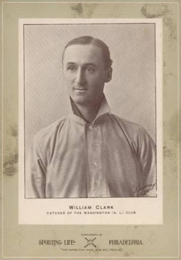 1902 Sporting Life Cabinets William Clark #101 Baseball Card