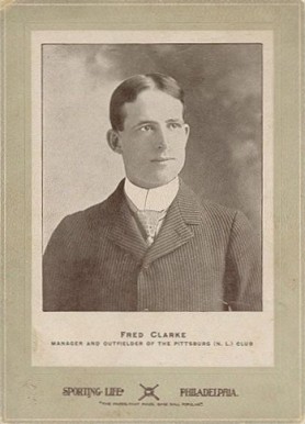 1902 Sporting Life Cabinets Fred Clarke #103 Baseball Card