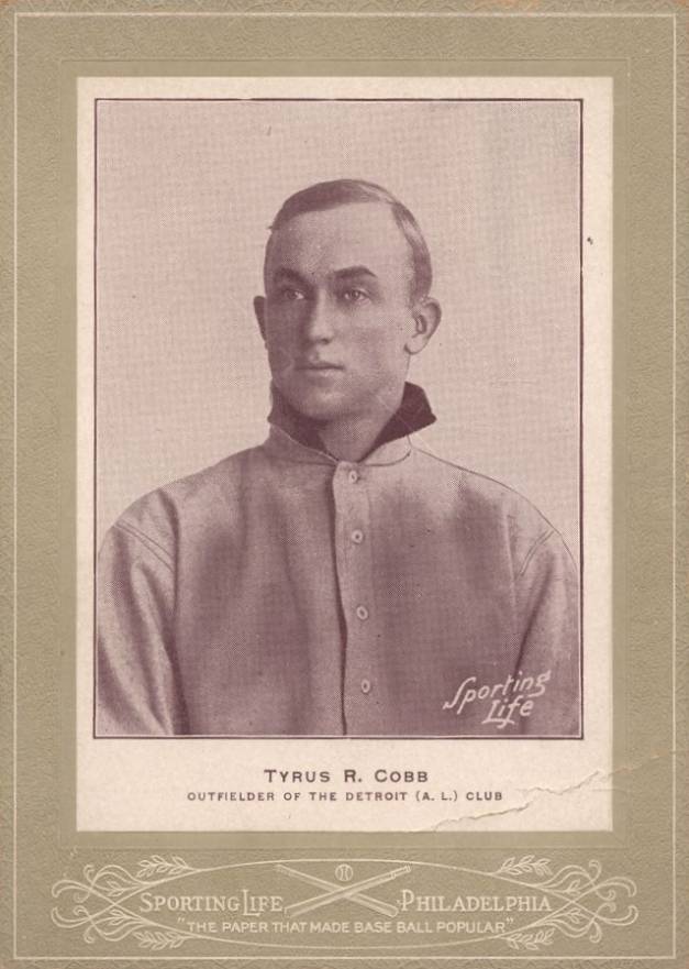 1902 Sporting Life Cabinets Tyrus R. Cobb #112 Baseball Card