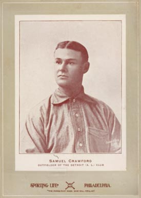 1902 Sporting Life Cabinets Samuel Crawford #131 Baseball Card
