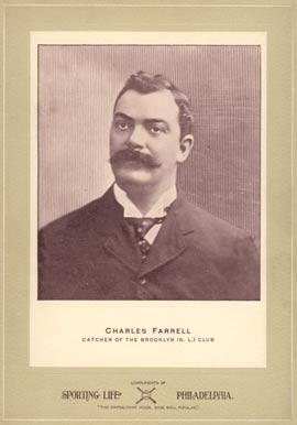 1902 Sporting Life Cabinets Charles Farrell #217 Baseball Card