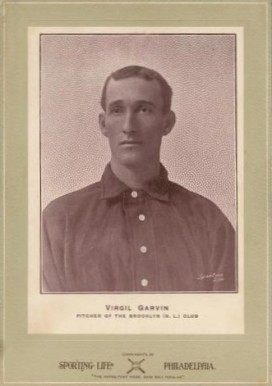 1902 Sporting Life Cabinets Virgil Garvin #244 Baseball Card