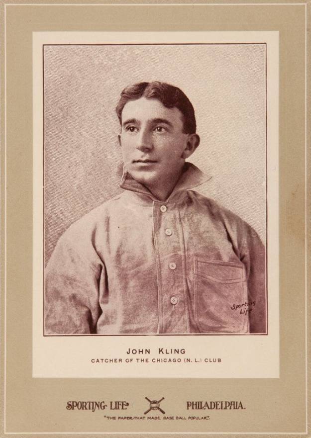 1902 Sporting Life Cabinets John Kling #367 Baseball Card