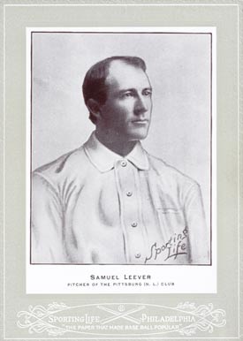1902 Sporting Life Cabinets Samuel Leever #387 Baseball Card