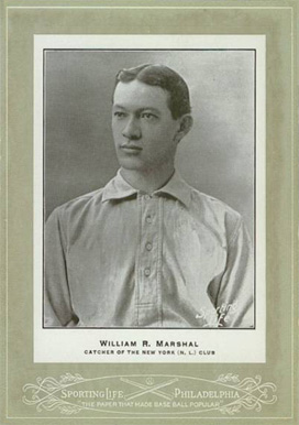 1902 Sporting Life Cabinets William Marshall #412 Baseball Card