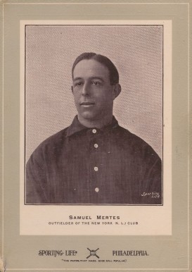 1902 Sporting Life Cabinets Samuel Mertes #446 Baseball Card