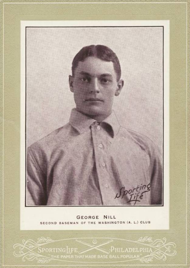 1902 Sporting Life Cabinets George Nill #483 Baseball Card