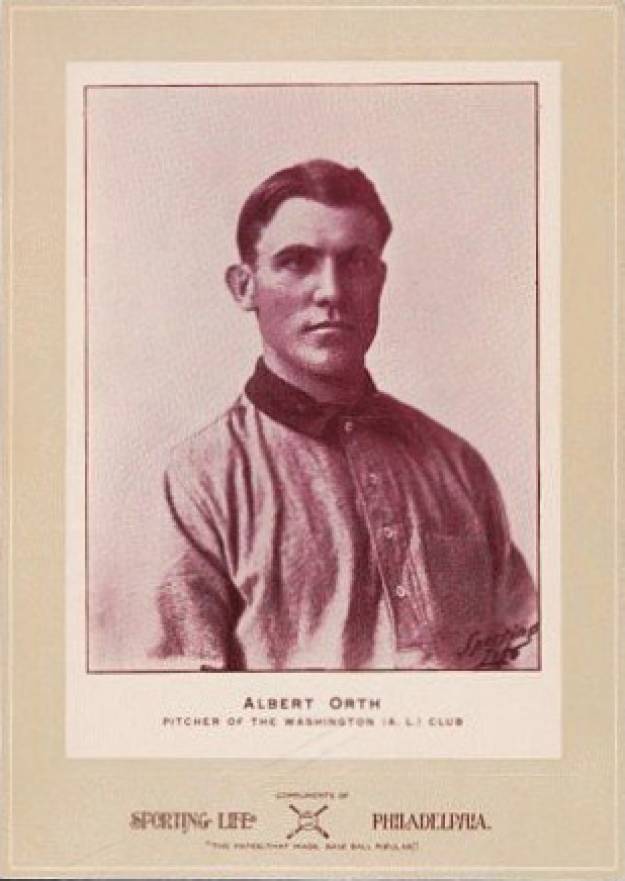 1902 Sporting Life Cabinets Albert Orth #500 Baseball Card