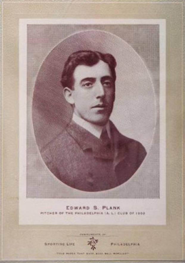 1902 Sporting Life Cabinets Edward S. Plank #528 Baseball Card