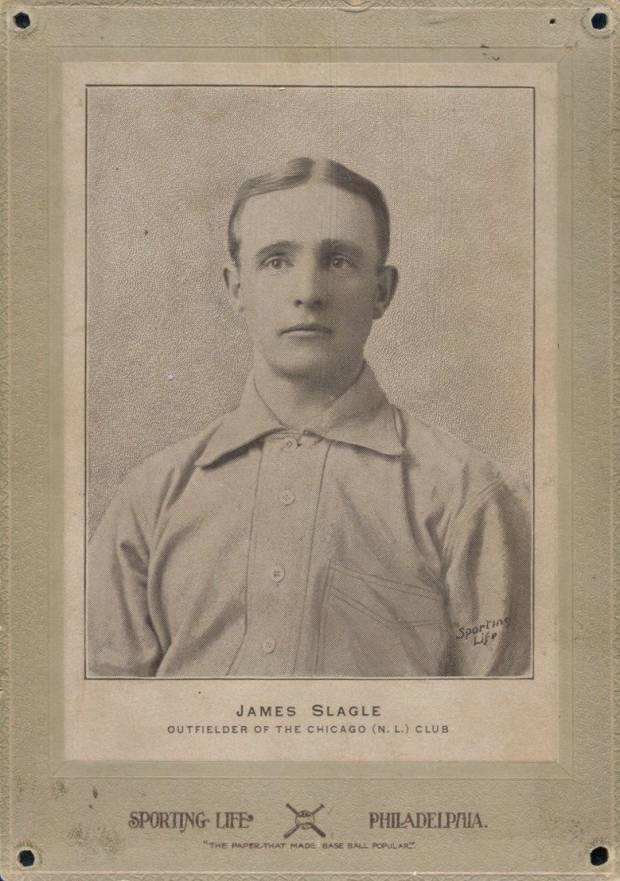 1902 Sporting Life Cabinets James Slagle #591 Baseball Card