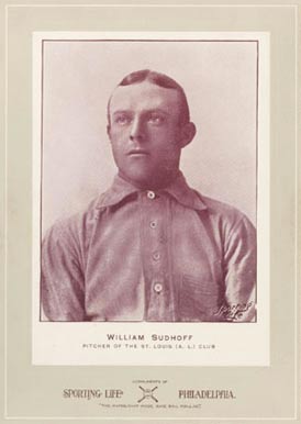 1902 Sporting Life Cabinets Willie Sudhoff #622 Baseball Card