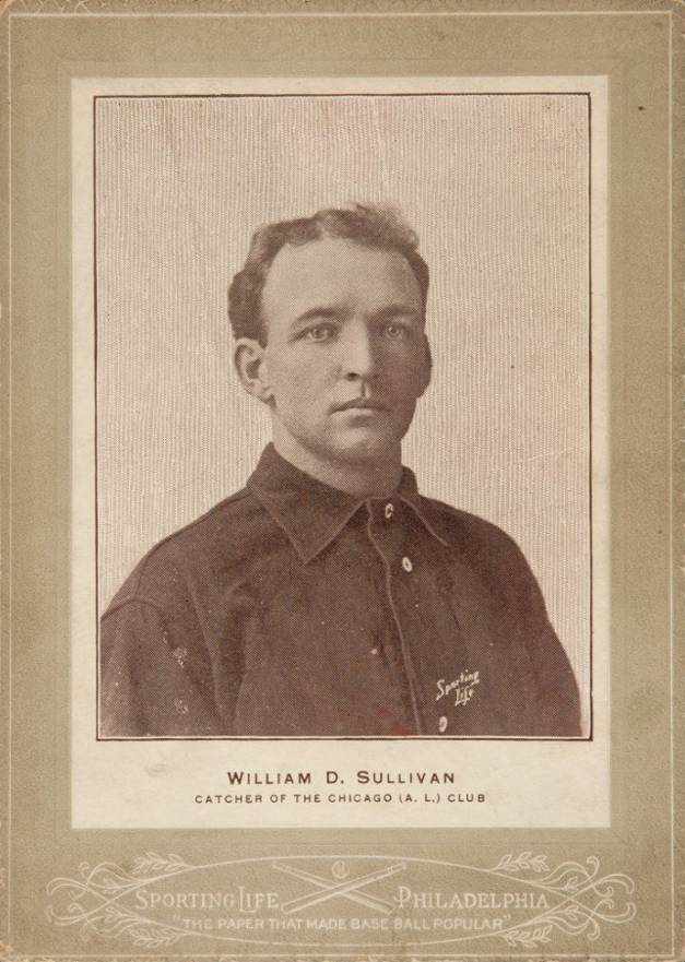 1902 Sporting Life Cabinets William D. Sullivan #628 Baseball Card