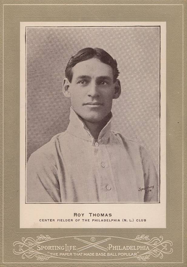 1902 Sporting Life Cabinets Roy Thomas #641 Baseball Card