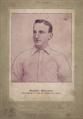 1902 Sporting Life Cabinets Robert Wallace #666 Baseball Card