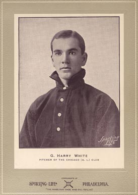 1902 Sporting Life Cabinets G. Harry White #678 Baseball Card