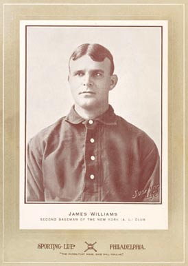 1902 Sporting Life Cabinets Jimmy Williams #685 Baseball Card