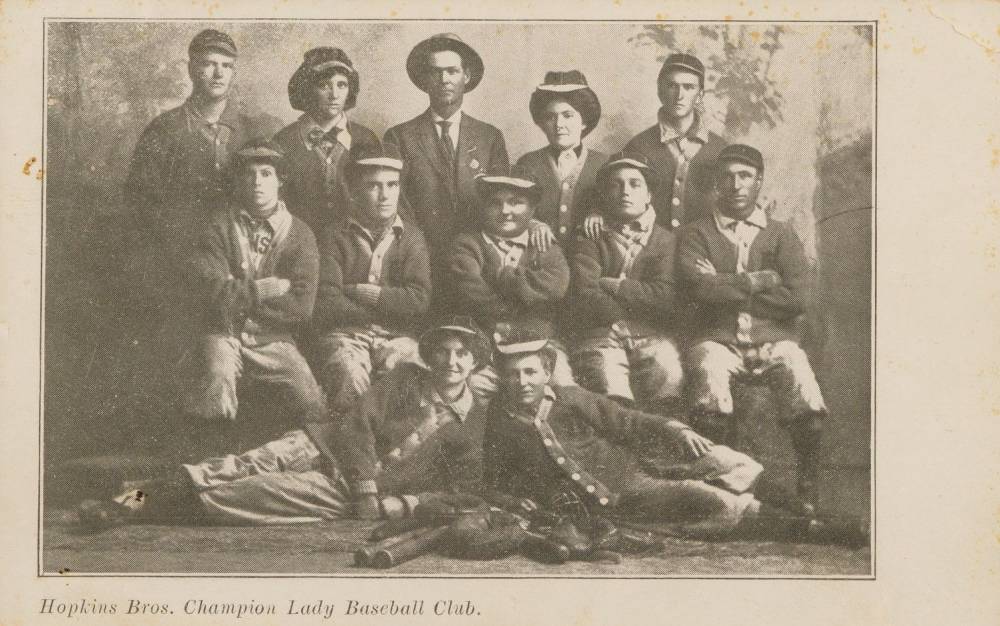 1900 Postcards & Trade 1910 Hopkins Brothers Champion # Baseball Card