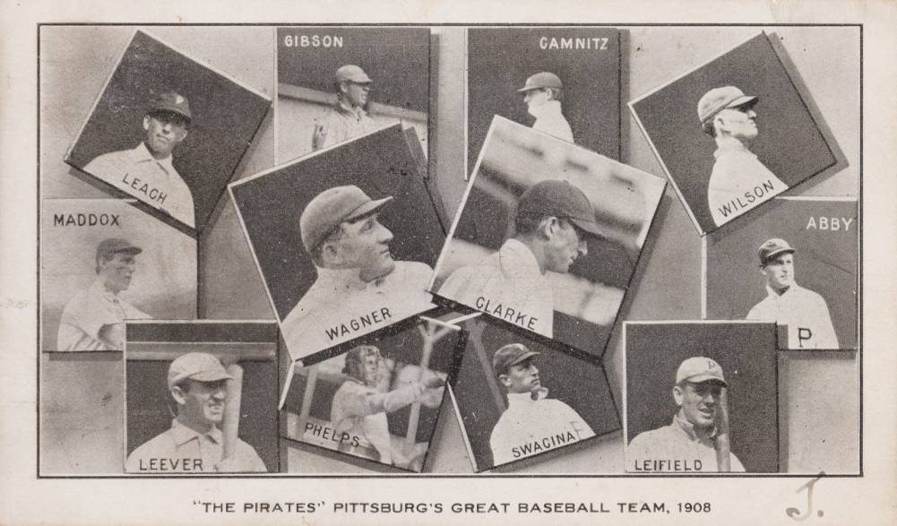 1900 Postcards & Trade 1908 The Pirates Pittsburgh's Great Baseball Team # Baseball Card