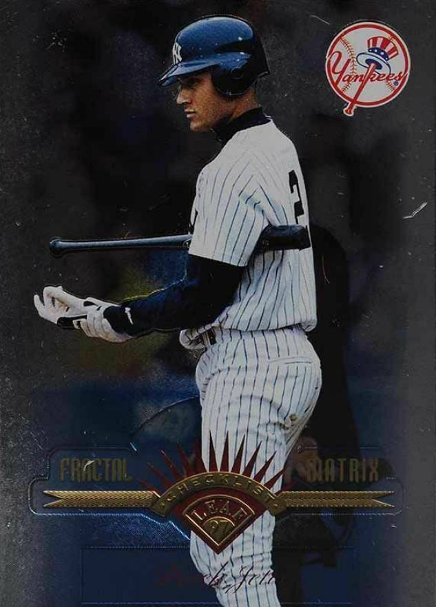 1997 Leaf Fractal Matrix Derek Jeter #200 Baseball Card