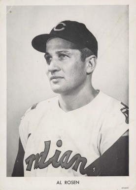 1951 Wheaties Premium Photos Al Rosen #E Baseball Card
