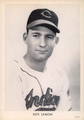 1951 Wheaties Premium Photos Bob Lemon #J Baseball Card