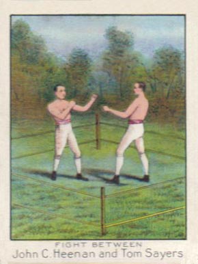 1910 T220 Champions Fight Between Heenan & Sayers # Other Sports Card