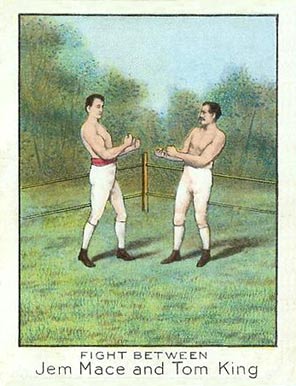 1910 T220 Champions Fight Between Jem Mace & Tom King # Other Sports Card