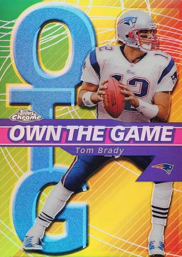 2002 Topps Chrome Own the Game Tom Brady #OG7 Football Card
