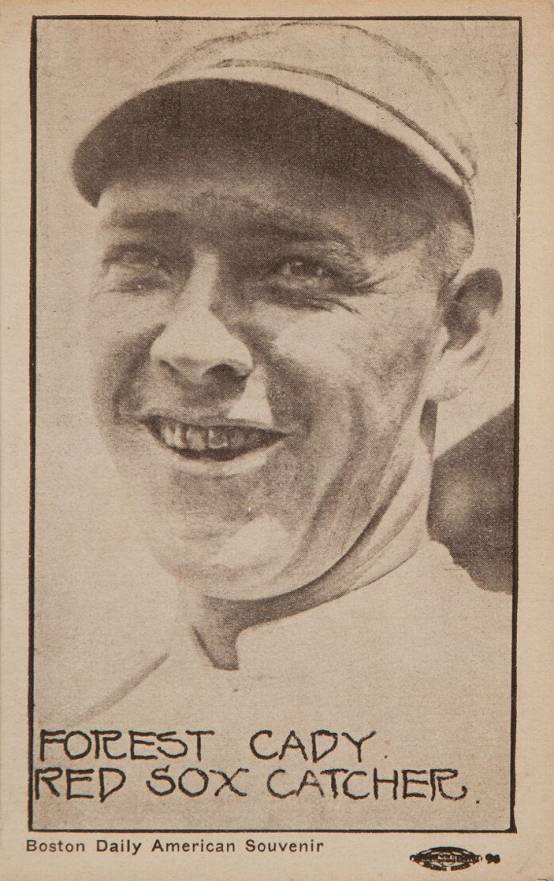 1912 Boston Daily American Postcards Forrest Cady # Baseball Card