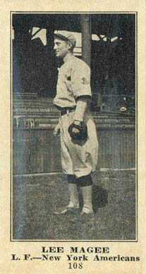 1916 Sporting News Lee Magee #108 Baseball Card