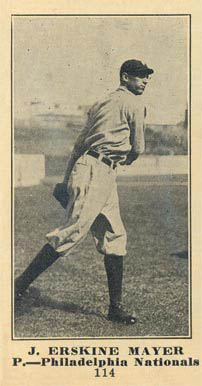 1916 Sporting News J. Erskine Mayer #114 Baseball Card