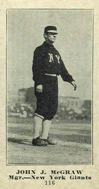 1916 Sporting News John J. McGraw #116 Baseball Card