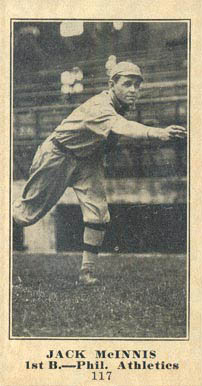 1916 Sporting News Jack McInnis #117 Baseball Card
