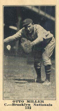 1916 Sporting News Otto Miller #122 Baseball Card
