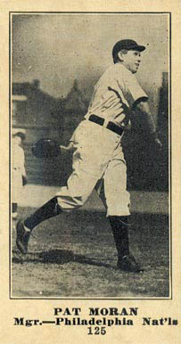1916 Sporting News Pat Moran #125 Baseball Card