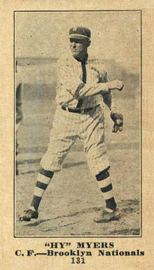 1916 Sporting News Hy Myers #131 Baseball Card