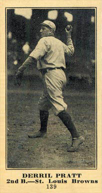 1916 Sporting News Derril Pratt #139 Baseball Card