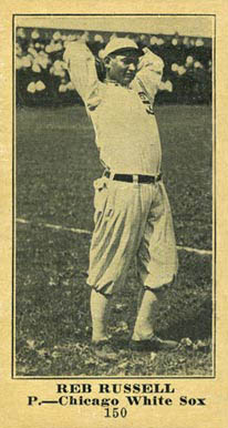 1916 Sporting News Reb Russell #150 Baseball Card