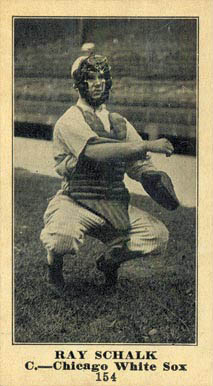 1916 Sporting News Ray Schalk #154 Baseball Card