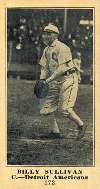 1916 Sporting News Billy Sullivan #172 Baseball Card