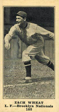1916 Sporting News Zach Wheat #188 Baseball Card