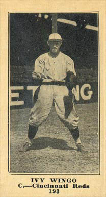 1916 Sporting News Ivy Wingo #193 Baseball Card