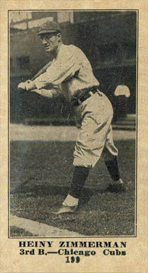 1916 Sporting News Heiny Zimmerman #199 Baseball Card