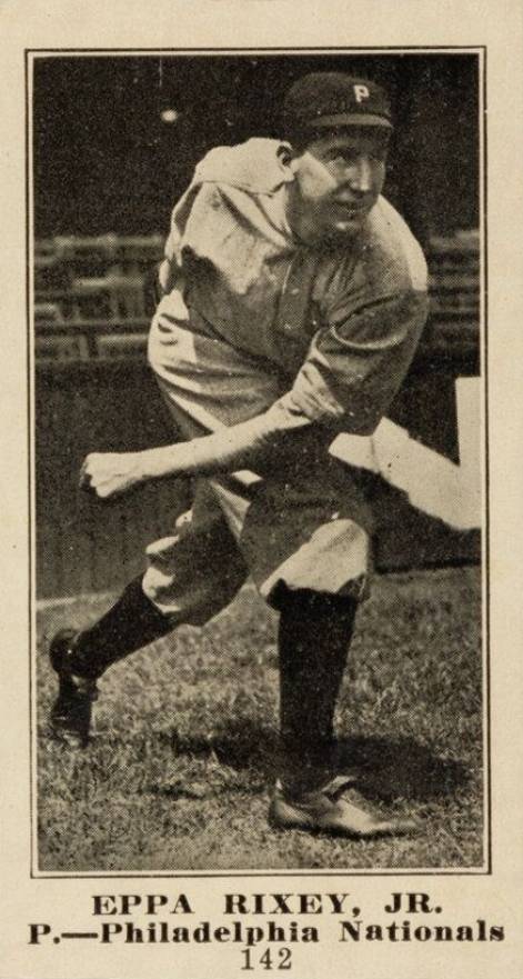 1916 Sporting News Eppa Rixey #142 Baseball Card