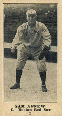 1916 Sporting News Sam Agnew #2 Baseball Card